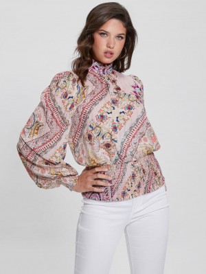 Tops Guess Monique Mujer Multicolor | Mexico-28970