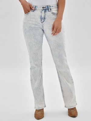 Vaqueros Bootcut Guess Originales Kit Mujer Blancos Azules | Mexico-67153