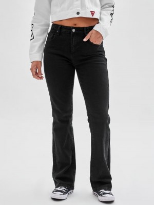 Vaqueros Bootcut Guess Originales x Betty Boop Mujer Negros | Mexico-53802