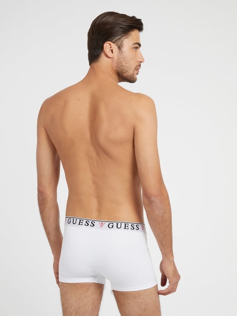 Ofertas Ropa Interior Guess 3 pack boxers with logo Hombre Blancos
